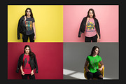 T-Shirt Mock-Up Set, a Shirt Mockup by Freeman Studio (Thumbnail 8 of 15)