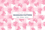 Pink Coquette Bow Seamless Pattern, a Pattern Graphic by Fern & Quill (Thumbnail 1 of 6)