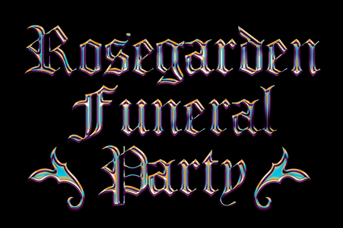 Gothic Chrome Text & Logo Effect, a Layer Style Add-On by Design Squad