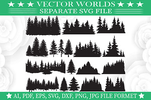 Pine Trees Svg, Pine, Trees Svg