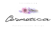 Cosmotica, a Handwritten Font by Mozyen Studio (Thumbnail 1 of 6)
