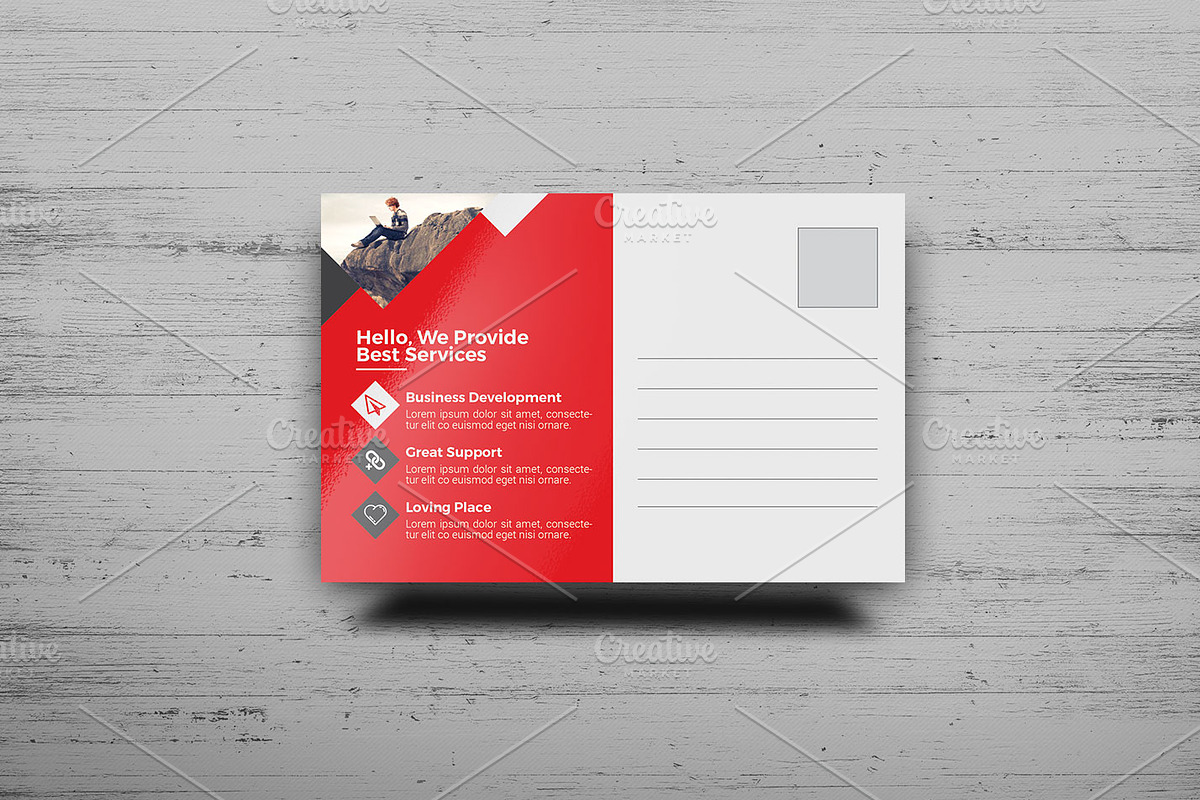 Corporate Postcard, a Card Template by Cristal Pioneer (Photo 7 of 7)