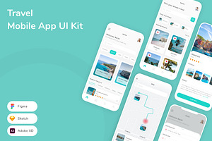 Travel Mobile App UI Kit