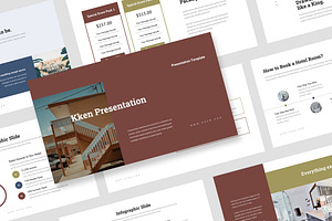 Kken : Hotel Business Powerpoint, a Presentation Template by Punkl Camp