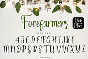 Forefarmers - Rustic Casual Vintage, a Script Font by Ian Irwanwismoyo (Thumbnail 8 of 8)