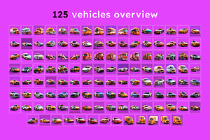 125 Animoji Style Avatars Vehicles