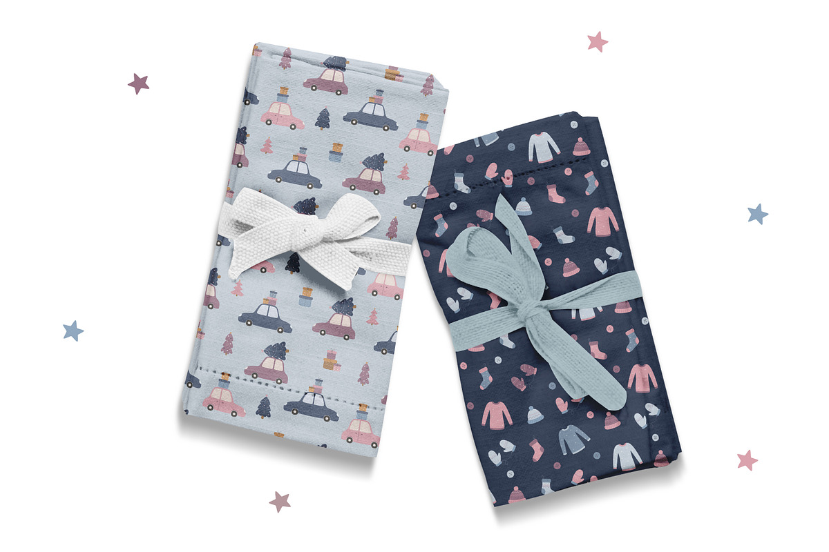 Merry Christmas. Cards & patterns, an Animal Illustration by Guvi-Design (Photo 10 of 10)