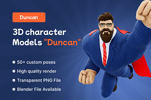 Duncan 3D Character Models