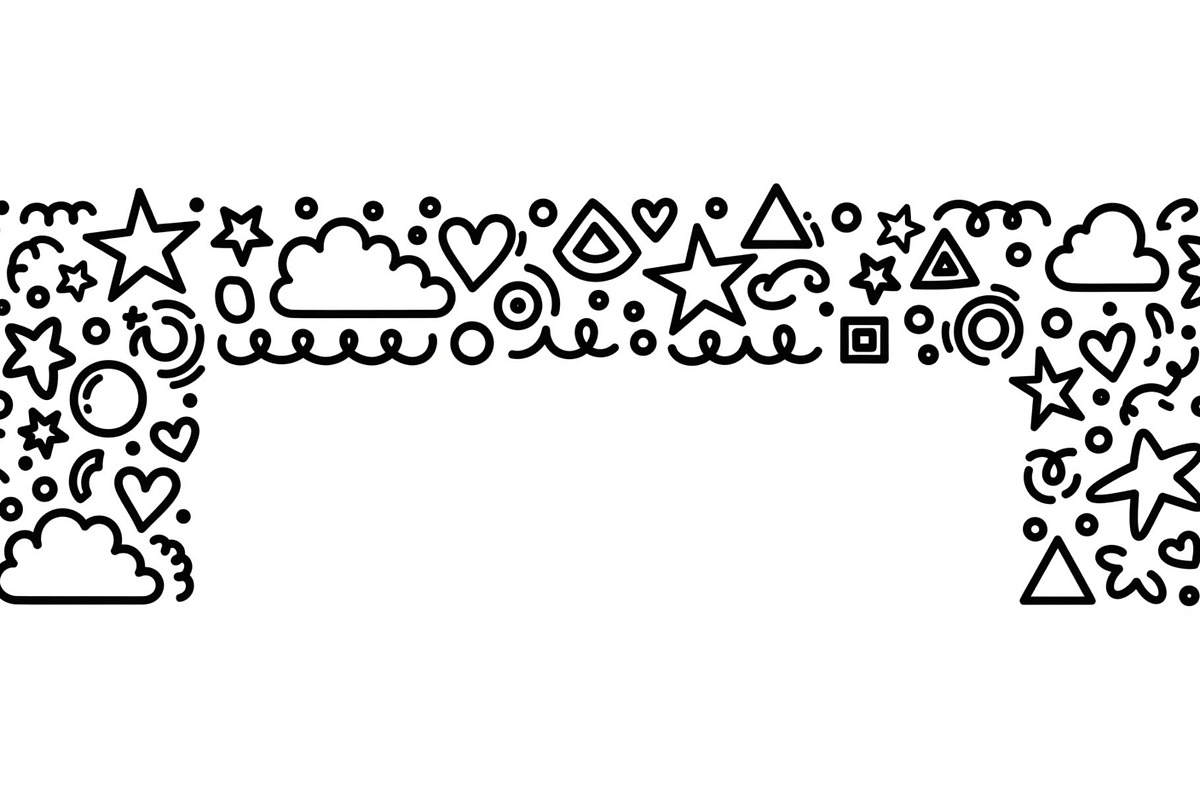 Cute Pattern Frame SVG Bundle, an Illustration by yasushie