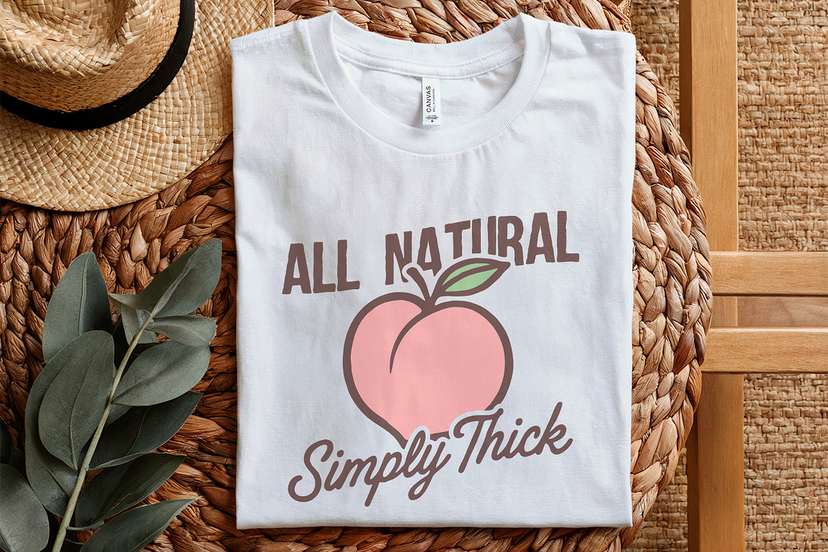 All Natural Simply Thick PNG, Peach, an Illustration by SharpMarketplace (Photo 5 of 9)