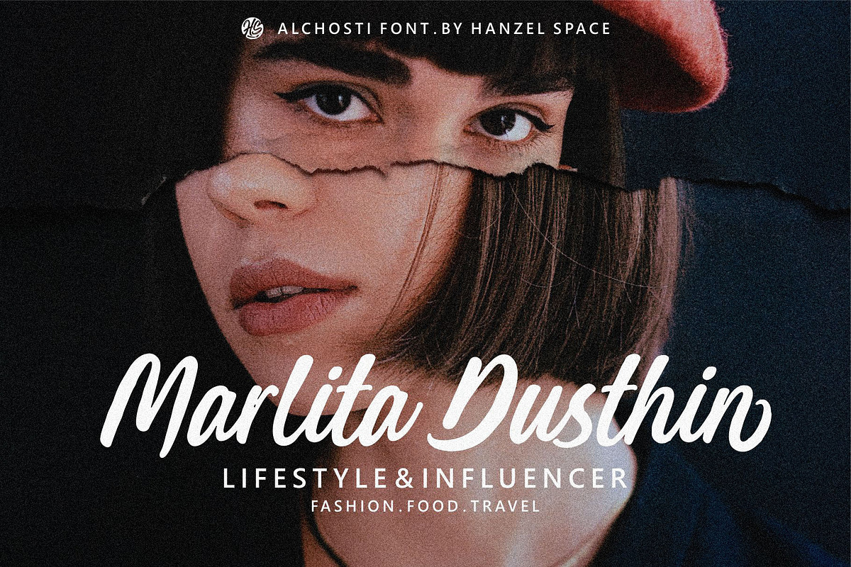 Alchosti – A Handwritten Font, a Handwritten Font by HanzelSpace Studio (Photo 2 of 10)