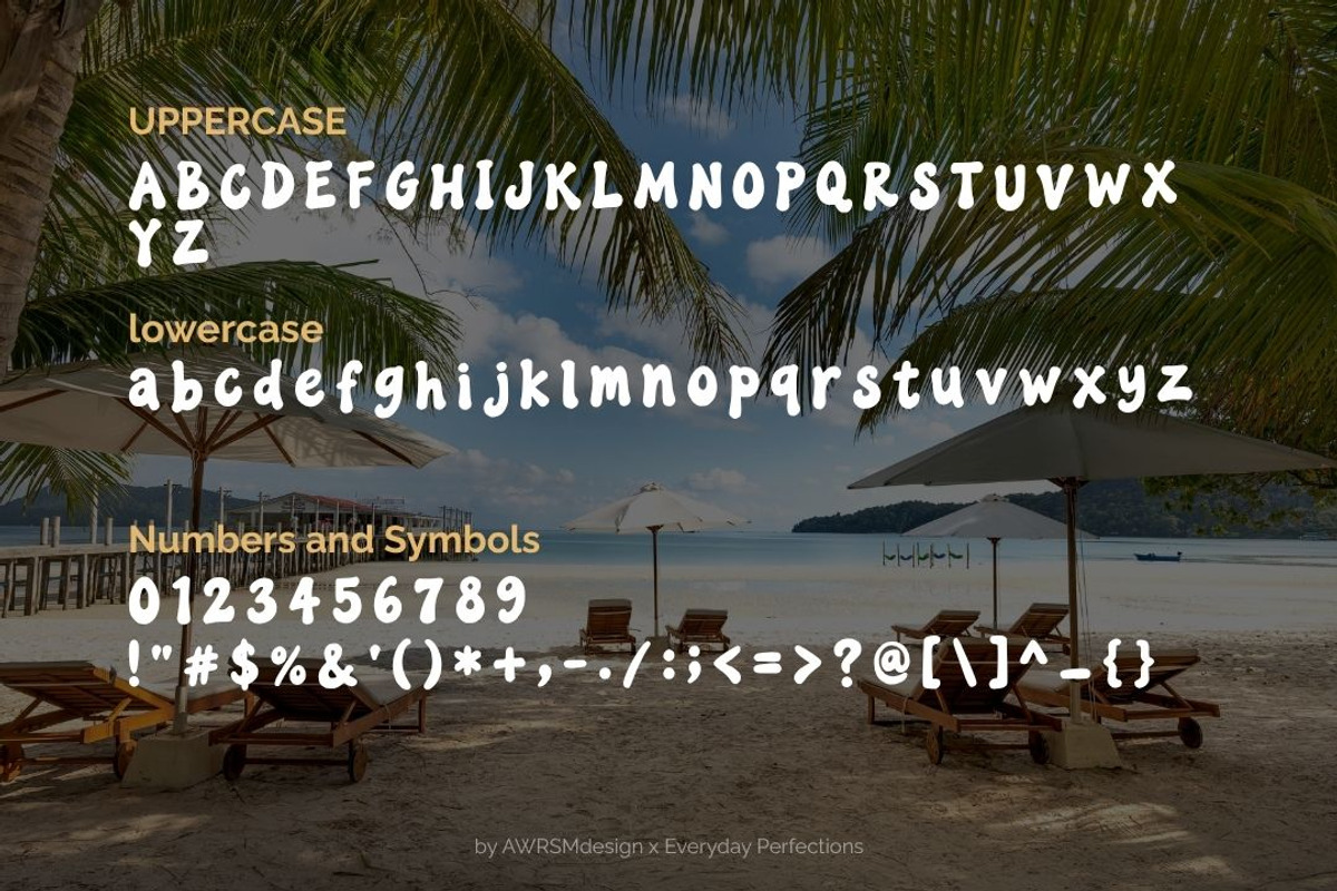 Molveta | Bold Decorative Font, a Handwritten Font by Everyday Perfection (Photo 2 of 5)