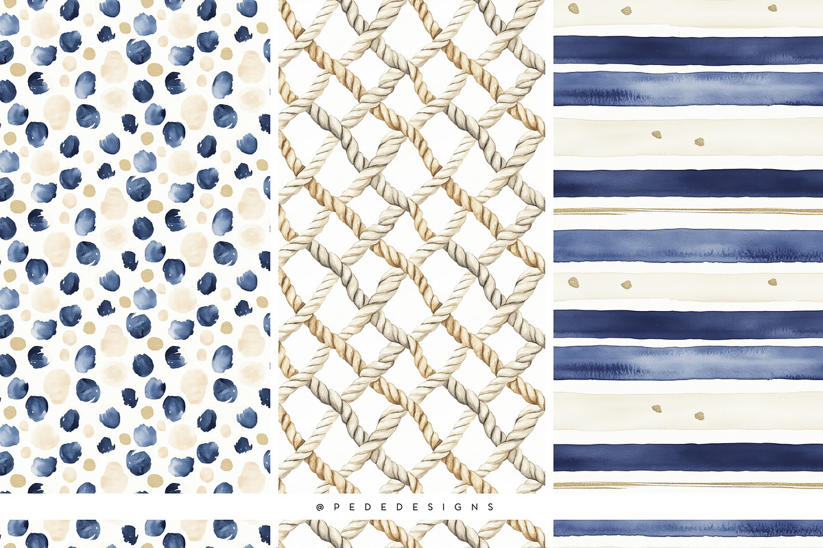 Ocean Voyage Collection, a Decorative Illustration by PeDe Designs (Photo 20 of 26)