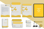 Brand Identity Mockups, an Advertising Mockup by Se٧enStudio (Thumbnail 3 of 5)