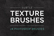 Subtle texture Photoshop brushes, a Brush Add-On by Little Bean (Thumbnail 1 of 6)
