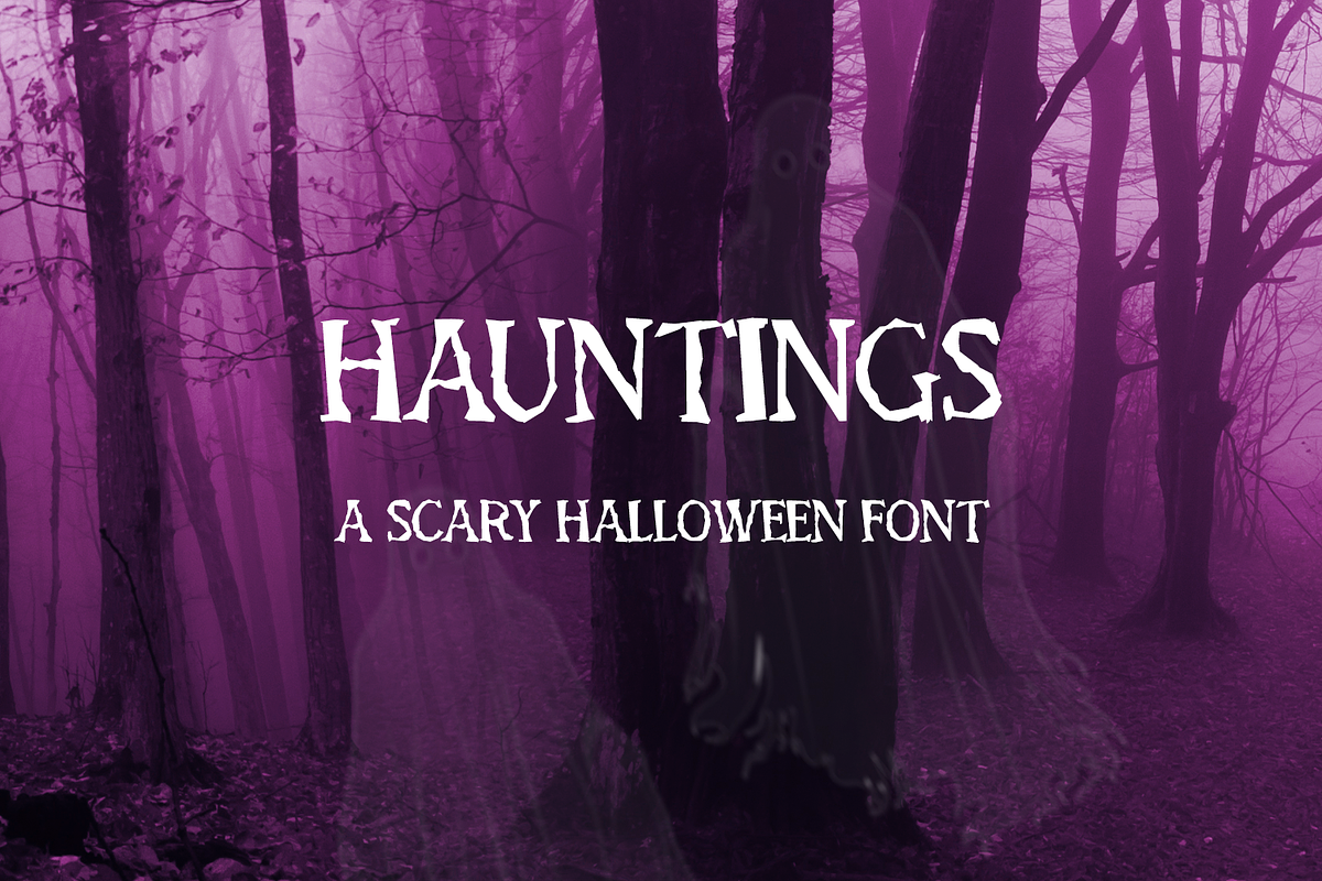 Hauntings Serif Font, a Serif Font by Beck McCormick (Photo 1 of 10)