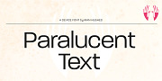 Paralucent, a Sans Serif Font by Device (Thumbnail 4 of 9)