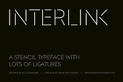 Interlink — 80% OFF, a Font by Indian Type Foundry (Thumbnail 1 of 2)