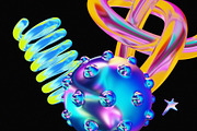 Y2K 3D Aesthetic Shapes Collection, a Graphic by LarysaZabrotskaya (Thumbnail 7 of 12)