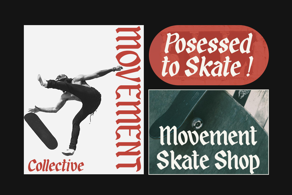 Sandey Molse - Blackletter Display, a Blackletter Font by Say Studio (Photo 4 of 13)