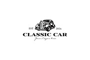Classic Car Automotive Vintage Logo, a Branding & Logo Template by Glowin_studio (Thumbnail 1 of 2)