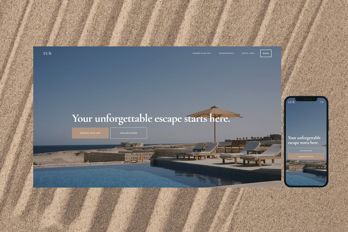 Sur - Squarespace Template, a Squarespace Template by Gem Media (Photo 3 of 4)