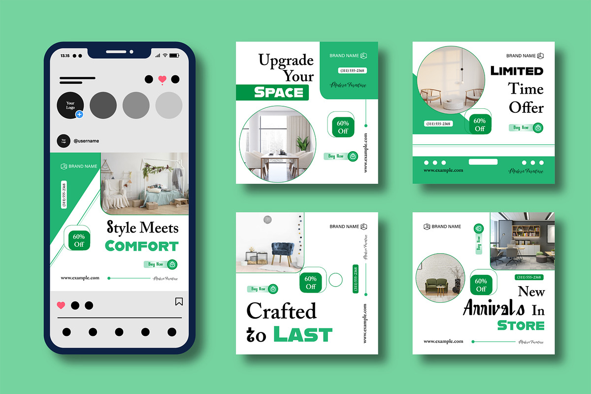 Furniture Shop Social media post