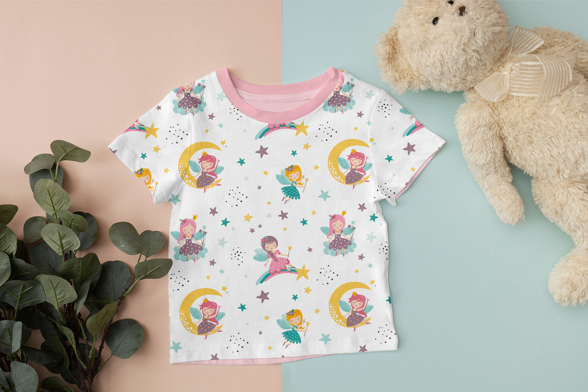 Fairy Seamless Pattern, a Pattern Graphic by Digital Studio (Photo 4 of 6)