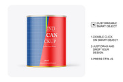 Tin Can w/ Matte Finish Mockup, a Cups & Container Mockup by Mockups Planet (Thumbnail 5 of 7)