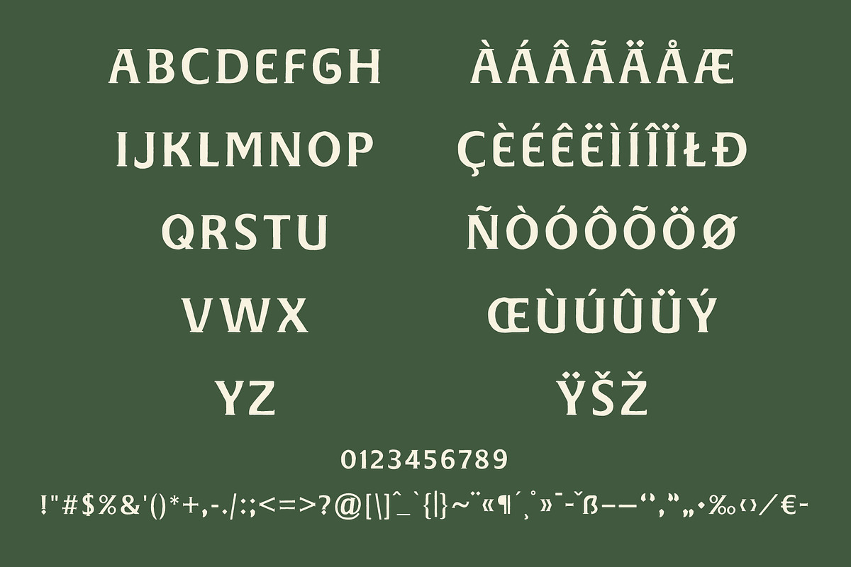 KAWUS - Hand Drawn Old Typeface, a Serif Font by Blazing Sun Creative (Photo 5 of 8)