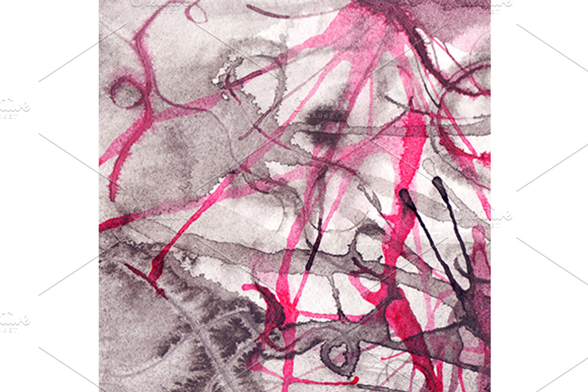 Watercolor ink abstract texture, a Texture Graphic by Art By Silmairel ...