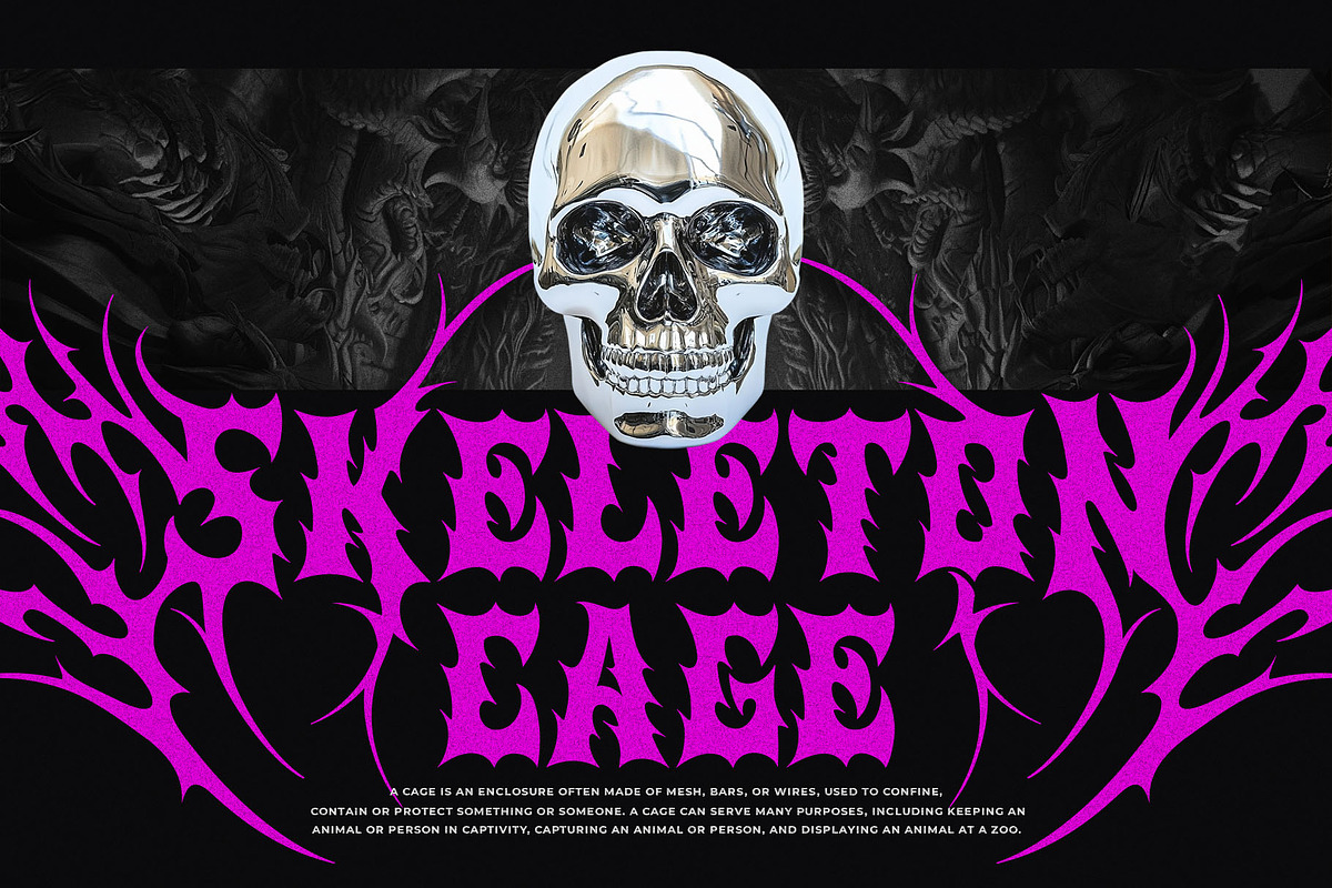Kramash Typeface, a Blackletter Font by alit design (Photo 9 of 20)