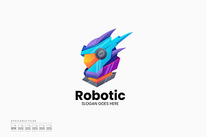 Robot Gradient Colorful Logo, a Branding & Logo Template by Zeer Graphic