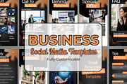 Business Social Media Templates Kit, a Social Media Template by Arslan (Thumbnail 1 of 6)
