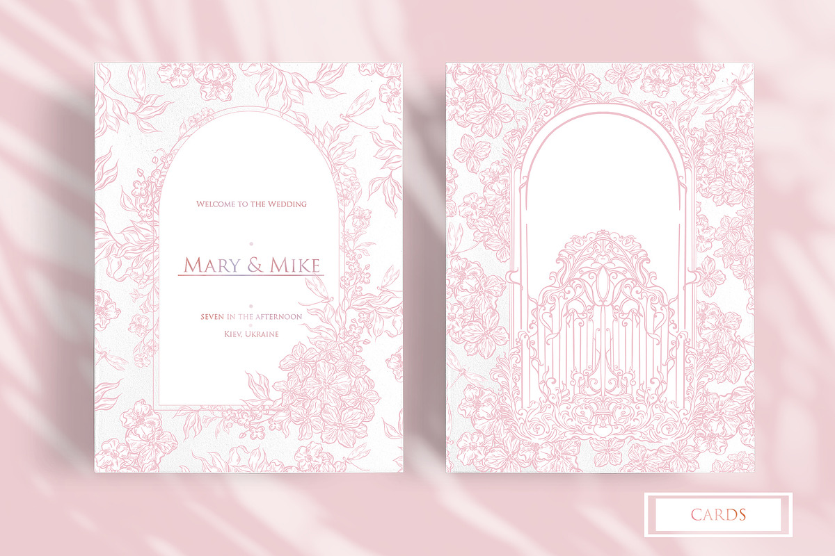 Graphic Pink&Green Wedding 2, an Object Graphic by Knopazyzy (Photo 6 of 14)