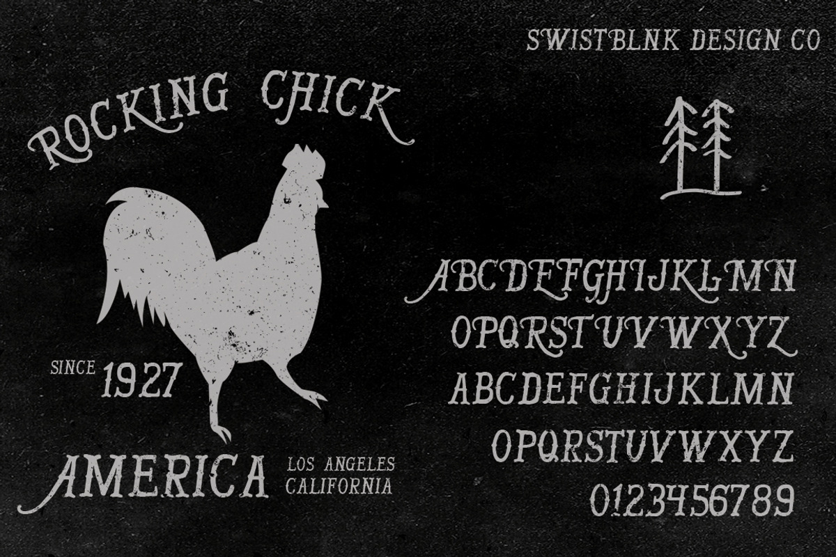 Rocking Bones Typeface preview 3