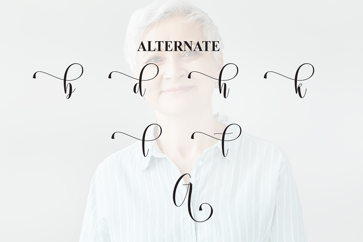 Grandma | Script Font, a Handwritten Font by Scratchones (Photo 8 of 9)