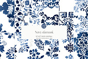 watercolor pattern damask textures, a Pattern Graphic by Patishop Art (Thumbnail 1 of 9)