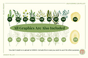 50 Greenery Instagram Canva Template, a Social Media Template by Millusti (Thumbnail 9 of 10)