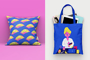 Girls: Patterns and Illustrations, a Pattern Graphic by marmarina (Thumbnail 6 of 10)