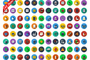 744 icons in flat design, an Icon by Pavel Vectors (Thumbnail 1 of 4)