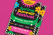 Spring Summer Festival Event Flyer, a Flyer Template by Guuver (Thumbnail 2 of 3)