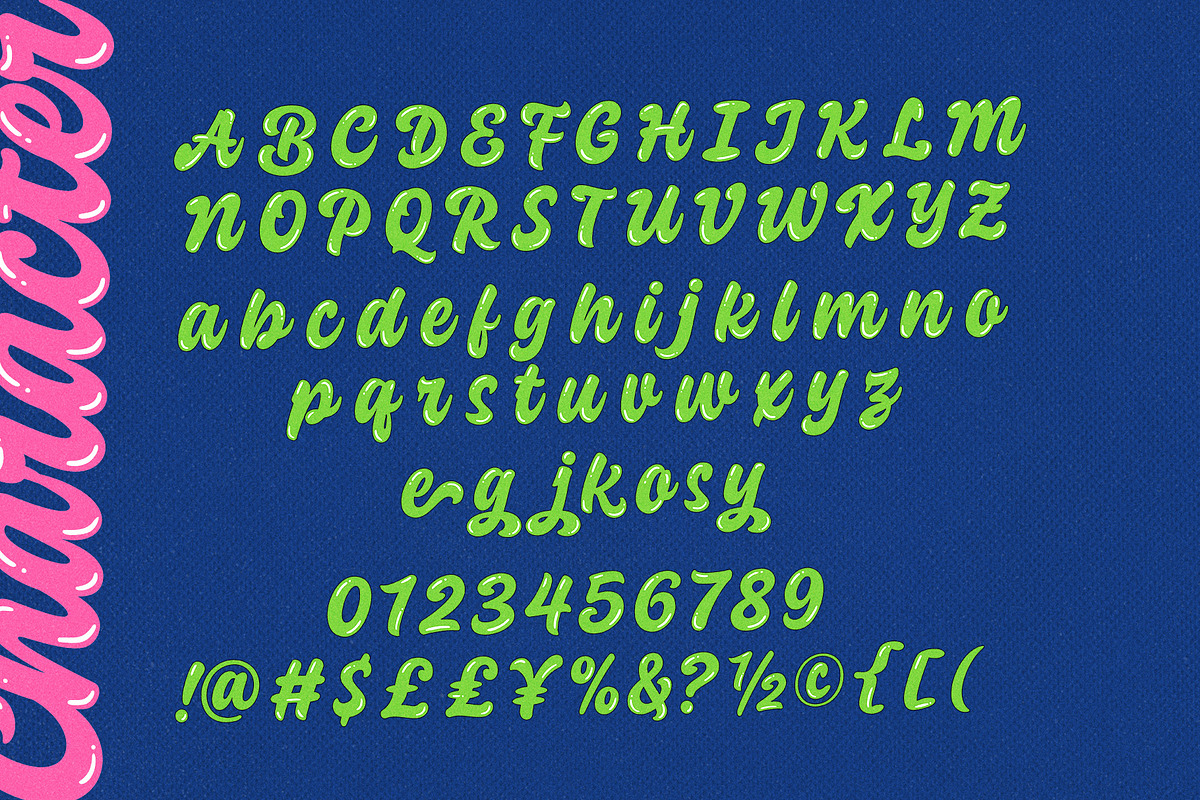 Saucy Society: A joyful font script, a Script Font by Four Lines Std. (Photo 9 of 10)