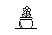 Flower Pot Silhouette Vector Bundle, an Illustration by jahid234 (Thumbnail 29 of 49)