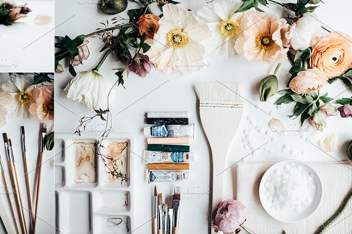 Artist & Floral Styled Stock Bundle, a Business Photo by CreativeMavenCo. (Photo 15 of 21)