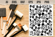 Stencil Strawberry pattern, a Seasonal Illustration by MARYCRAFTIRIA (Thumbnail 2 of 3)
