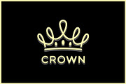 Crown King Queen Princess Minimalist, a Branding & Logo Template by Atlantis X Nurman Arbai (Thumbnail 2 of 2)