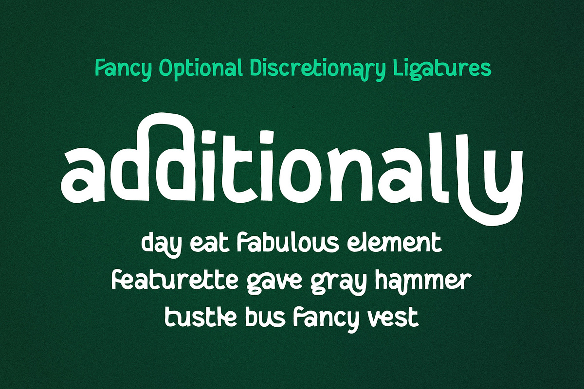 Jamba - A Casual Playful Font, a Handwritten Font by Parker Creative (Photo 4 of 8)