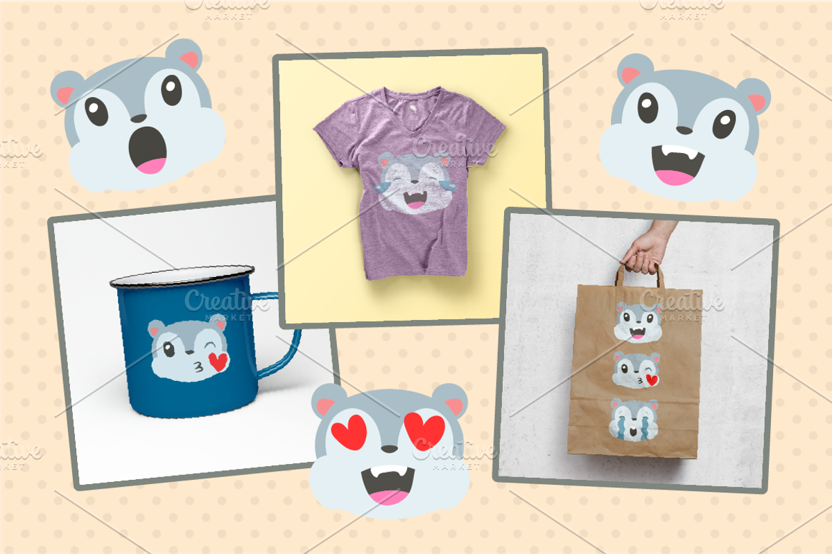 Squirrel Emojis, an Emoji Icon by NatBurger (Photo 3 of 4)