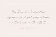 Mealtone Signature Script Font, a Script Font by Typebae (Thumbnail 5 of 8)